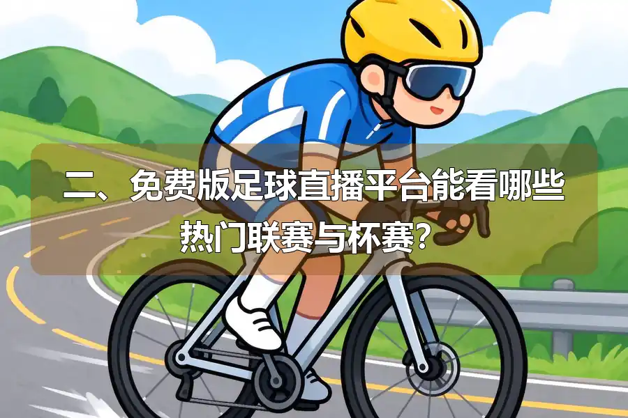 二、免费版足球直播平台能看哪些热门联赛与杯赛？