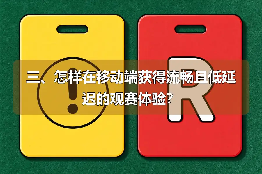 三、怎样在移动端获得流畅且低延迟的观赛体验？
